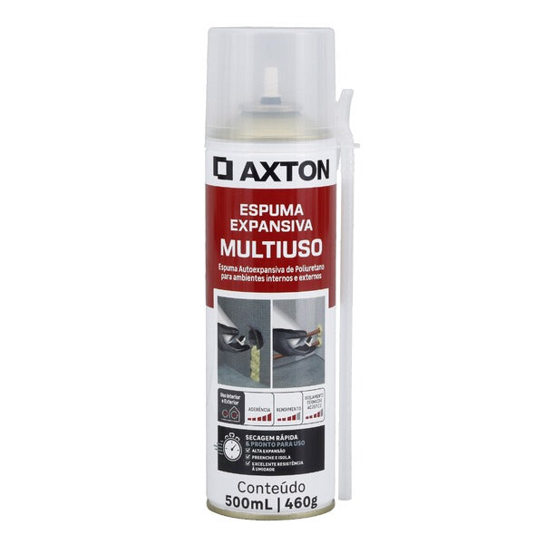 Espuma Expansiva Selante Amarela 500ml Axton