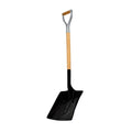 Pá Quadrada Construção Em Aço Carbono Cabo Metal N05 118cm
